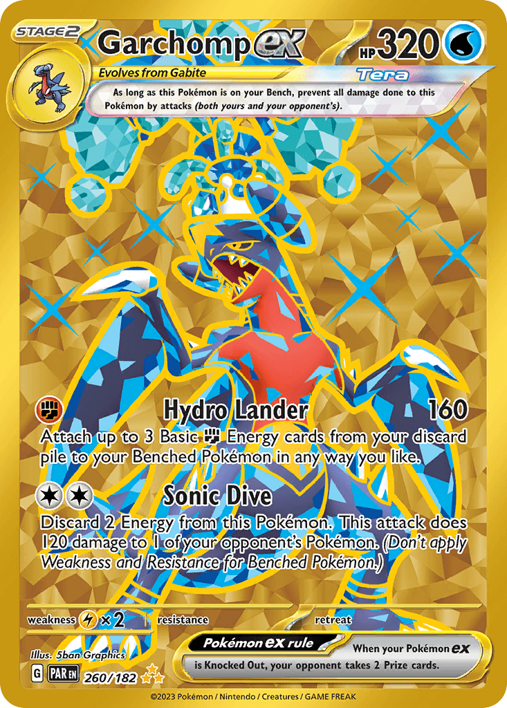 Garchomp ex 寶可夢 card