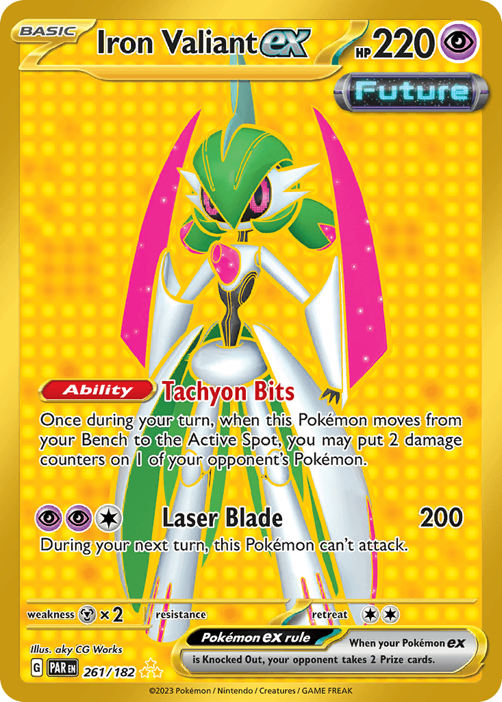 Iron Valiant ex Paradox Rift card