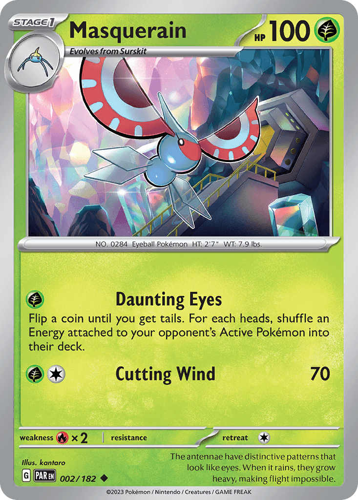 Masquerain Paradox Rift card