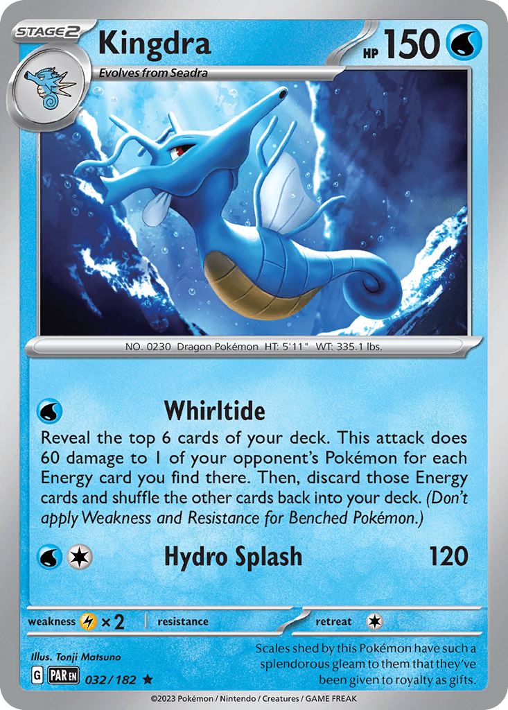 Kingdra Paradox Rift card