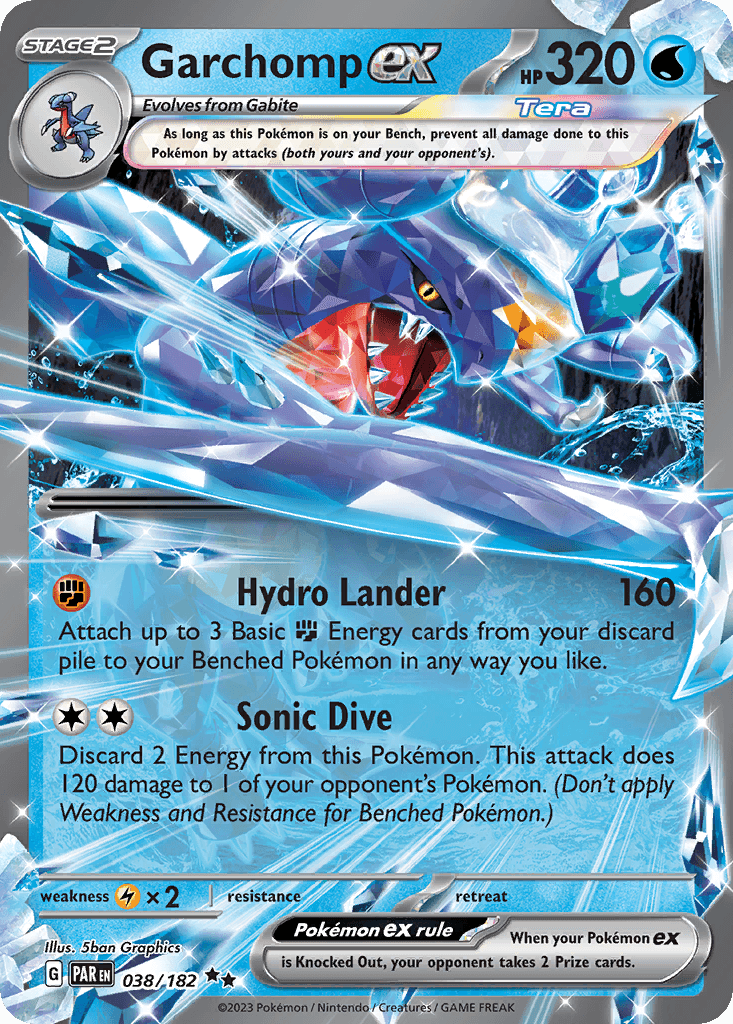 Garchomp ex 寶可夢 card