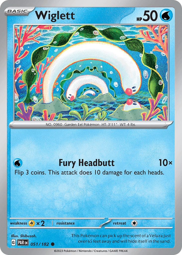 Wiglett 宝可梦 card