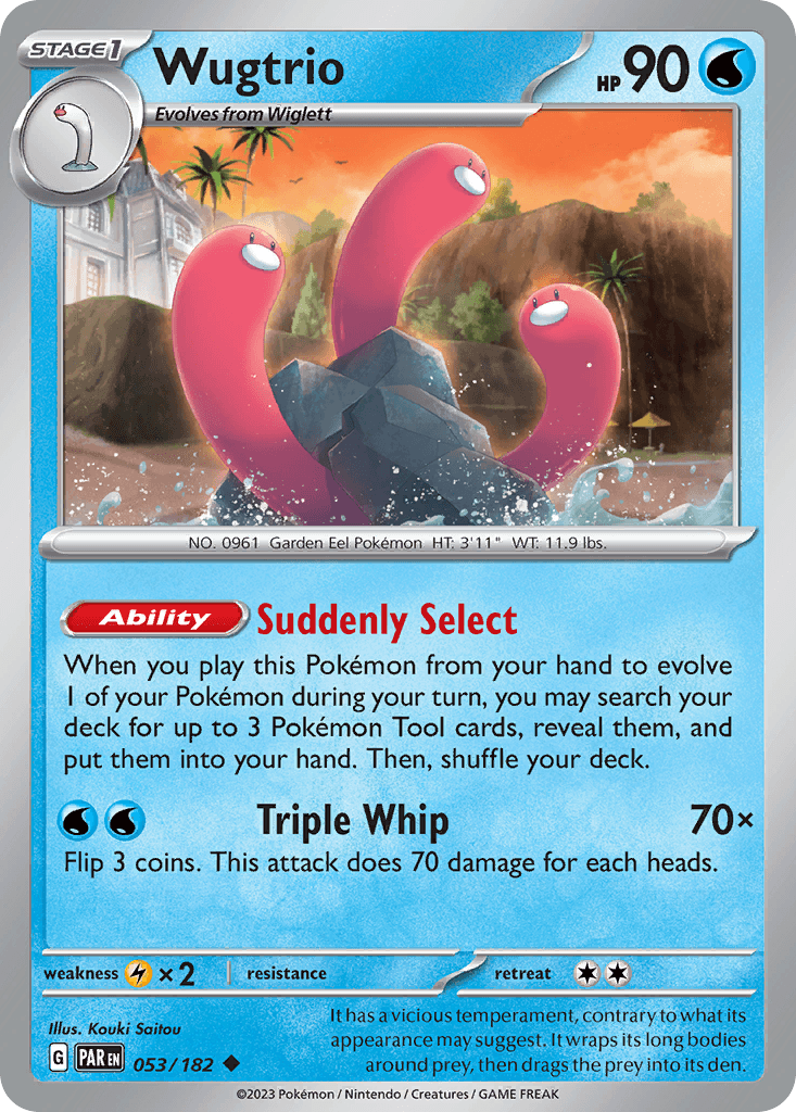 Wugtrio Paradox Rift card