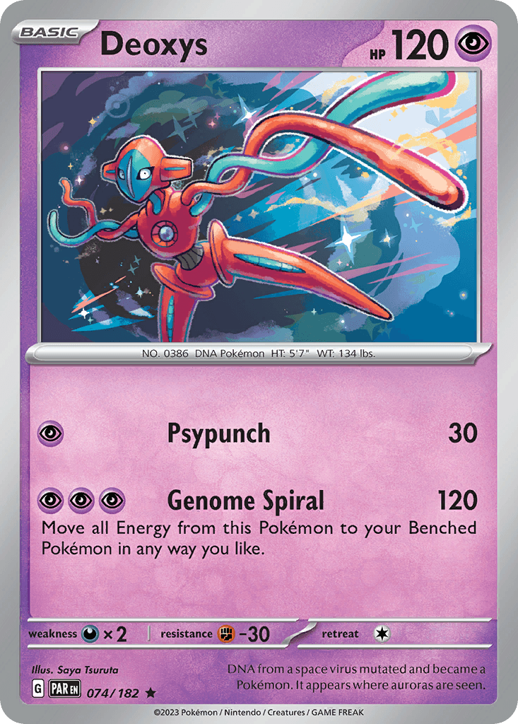 Deoxys Paradox Rift card