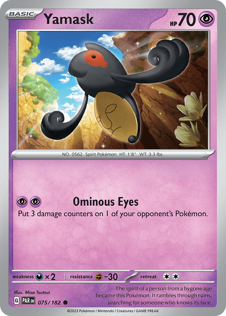 Yamask Paradox Rift card