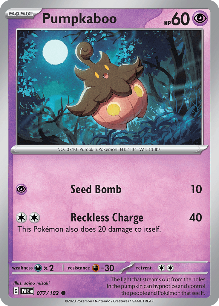 Pumpkaboo Paradox Rift card