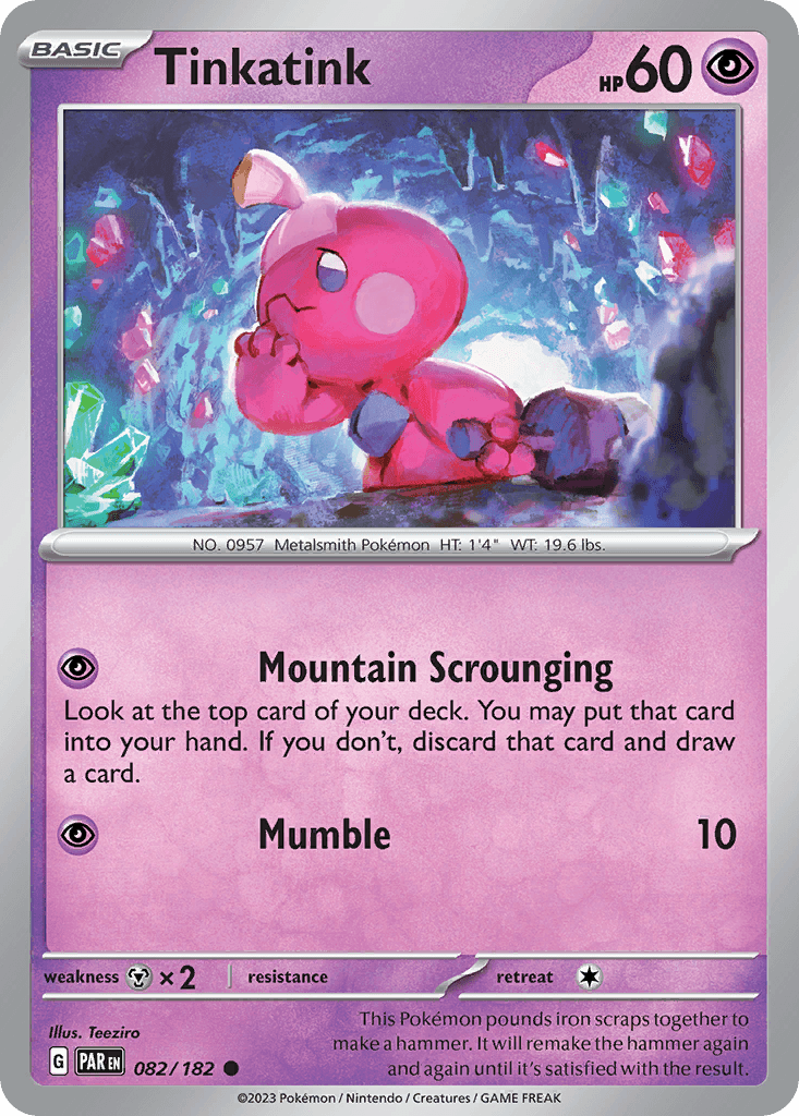 Tinkatink Paradox Rift card