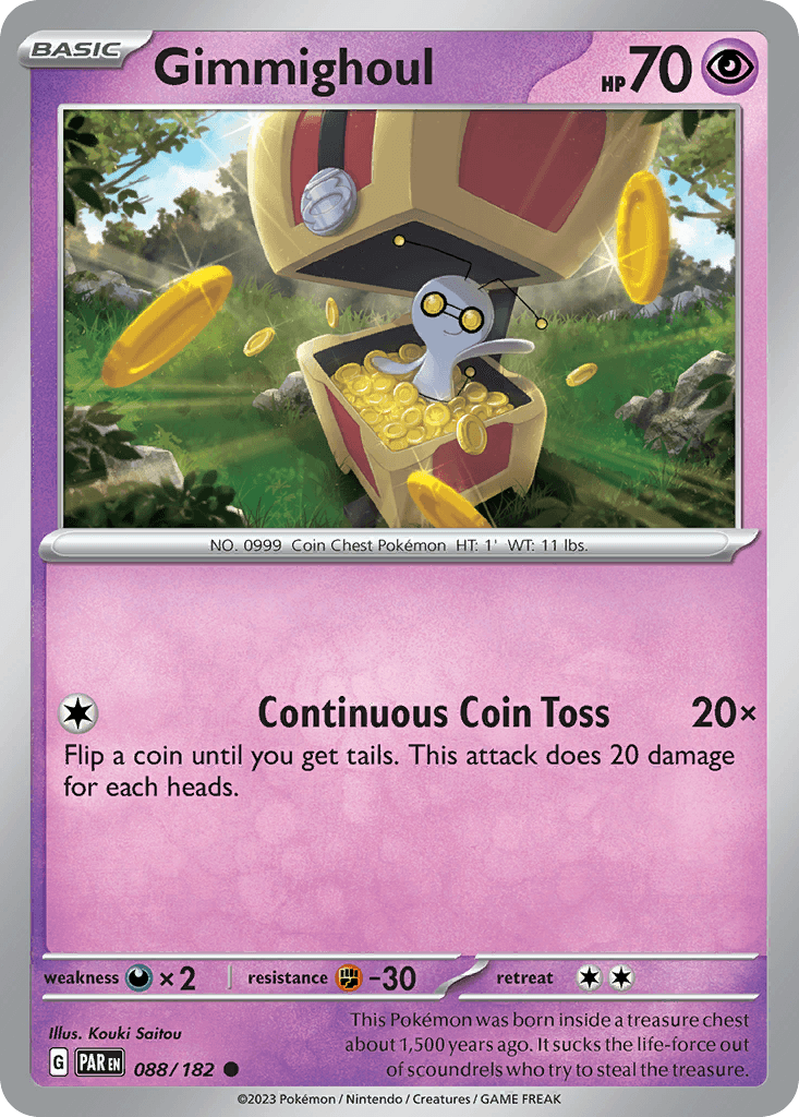 Gimmighoul Paradox Rift card