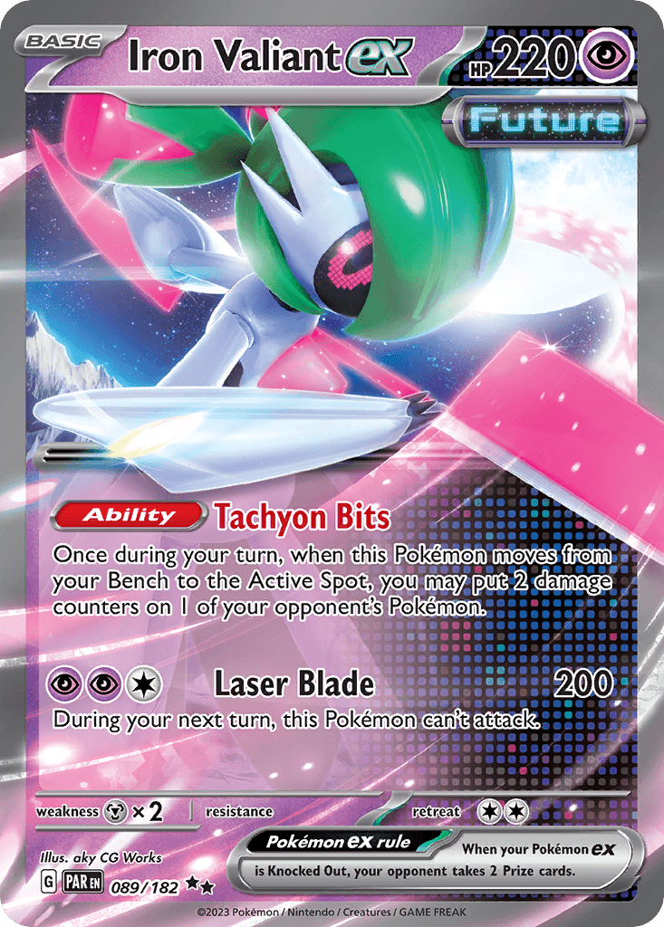 Iron Valiant ex Paradox Rift card