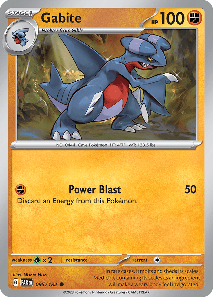 Gabite Paradox Rift card