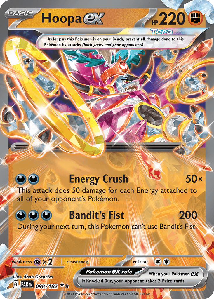 Hoopa ex 寶可夢 card