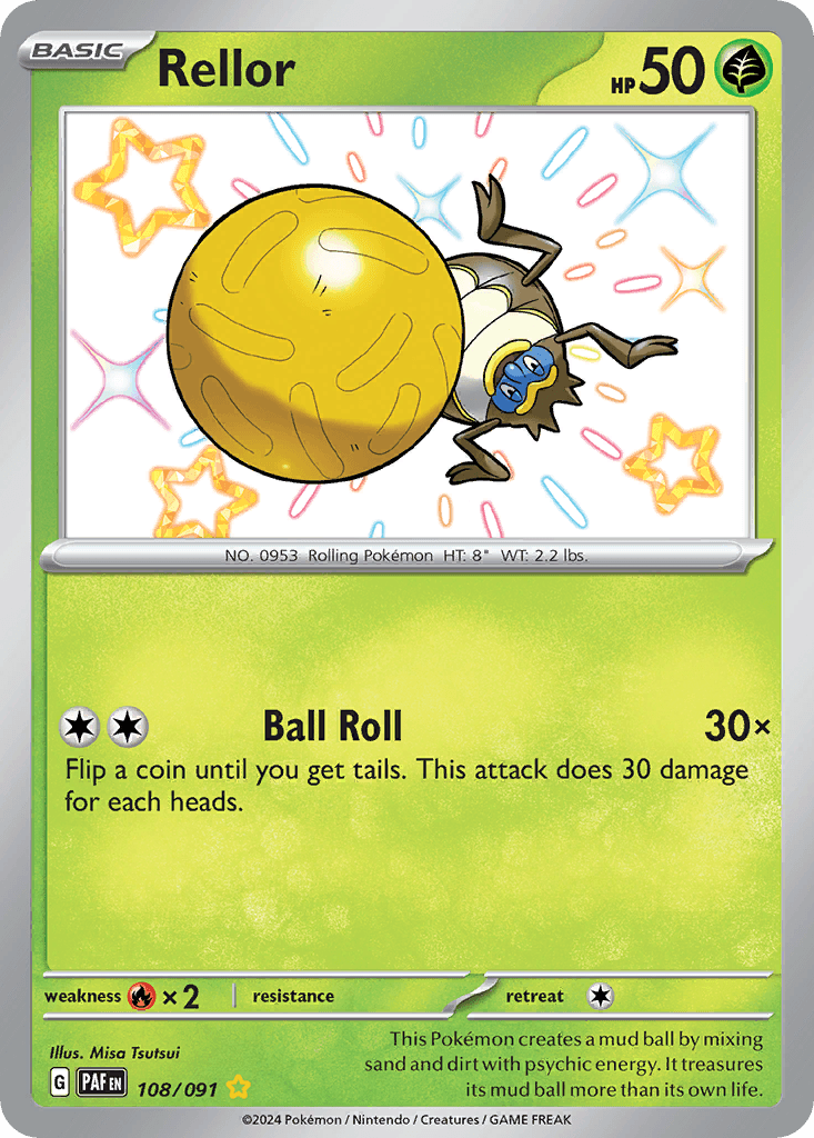 Rellor Paldean Fates card
