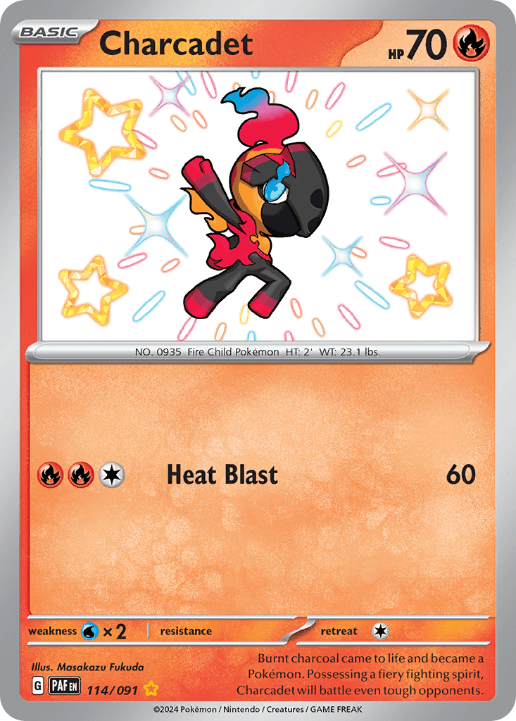 Charcadet Paldean Fates card
