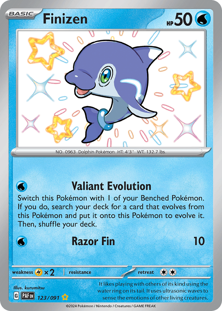 Finizen Paldean Fates card