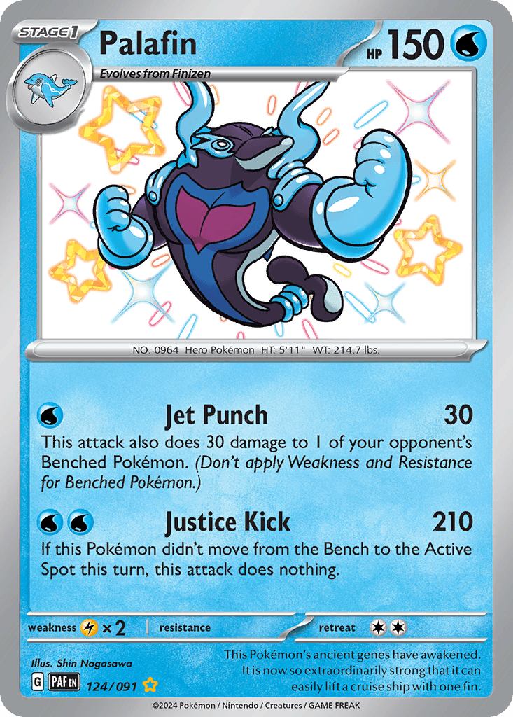 Palafin Paldean Fates card