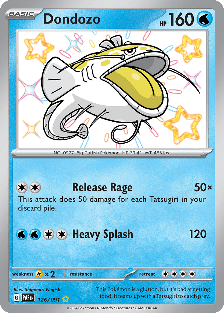 Dondozo Paldean Fates card