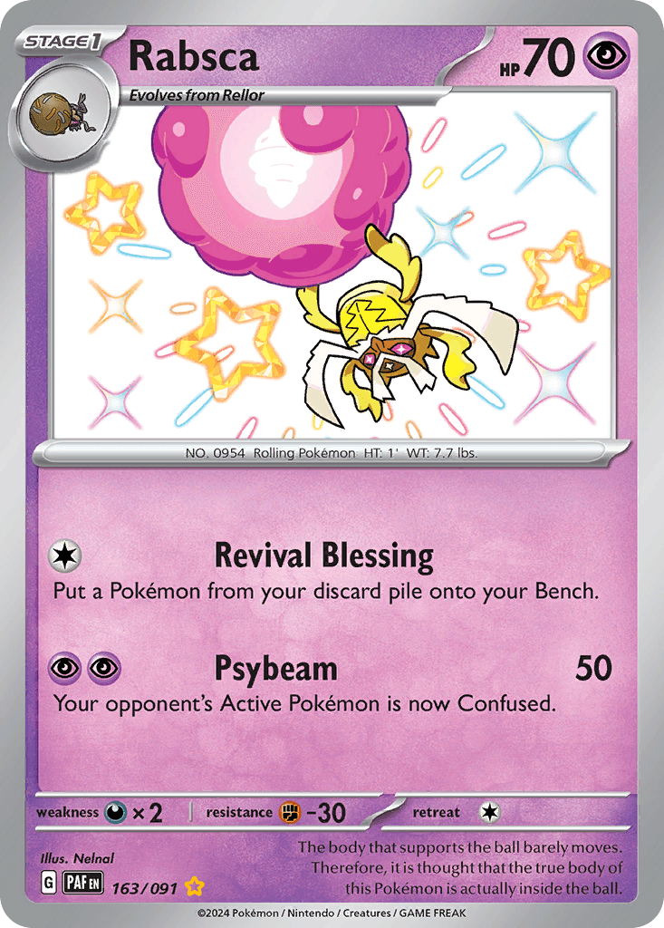 Rabsca Paldean Fates card