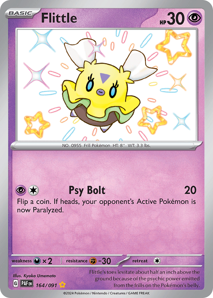 Flittle Paldean Fates card