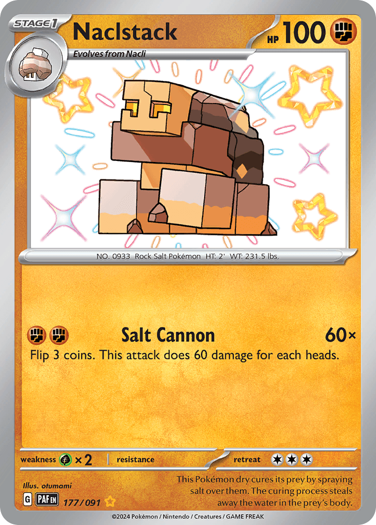 Naclstack Paldean Fates card