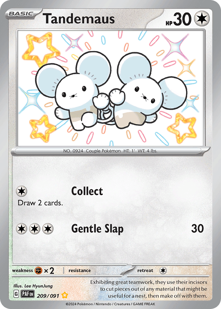 Tandemaus Paldean Fates card
