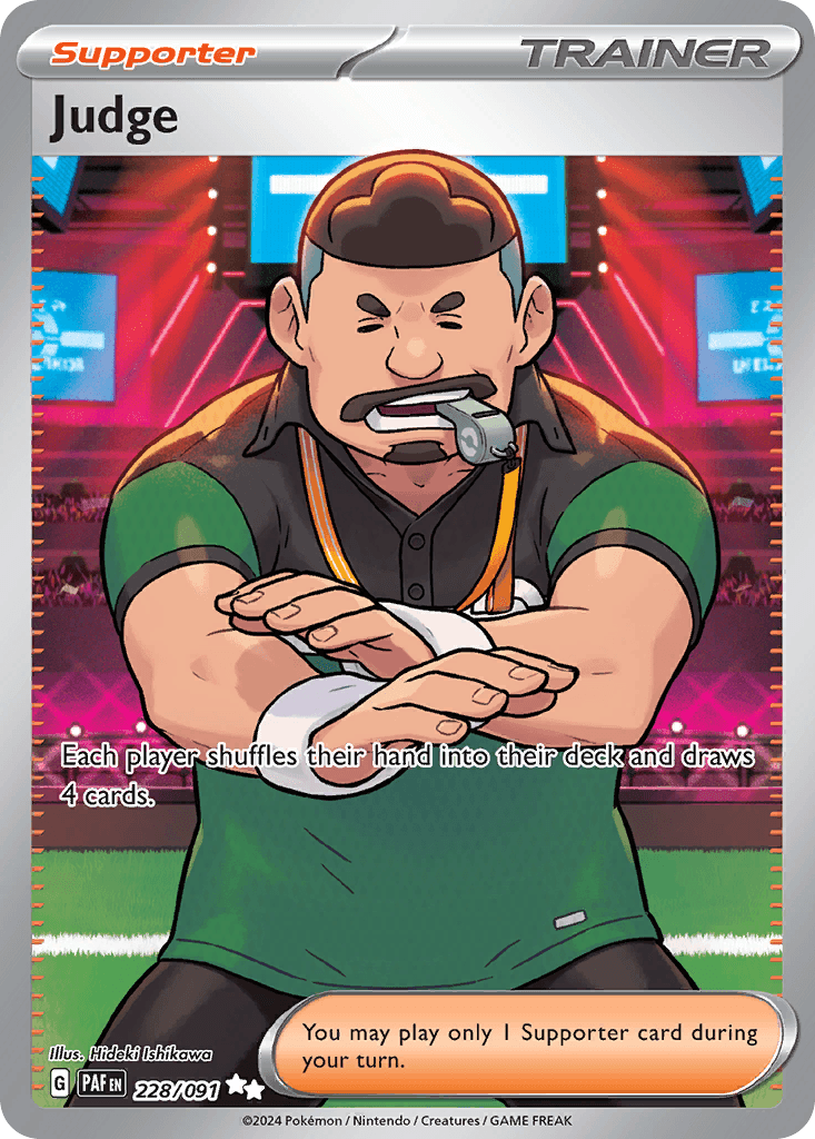 Judge Paldean Fates card