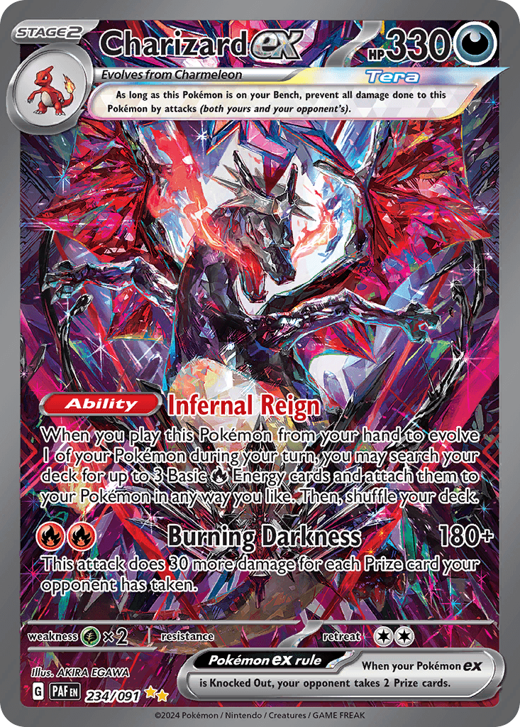 Charizard ex Paldean Fates card