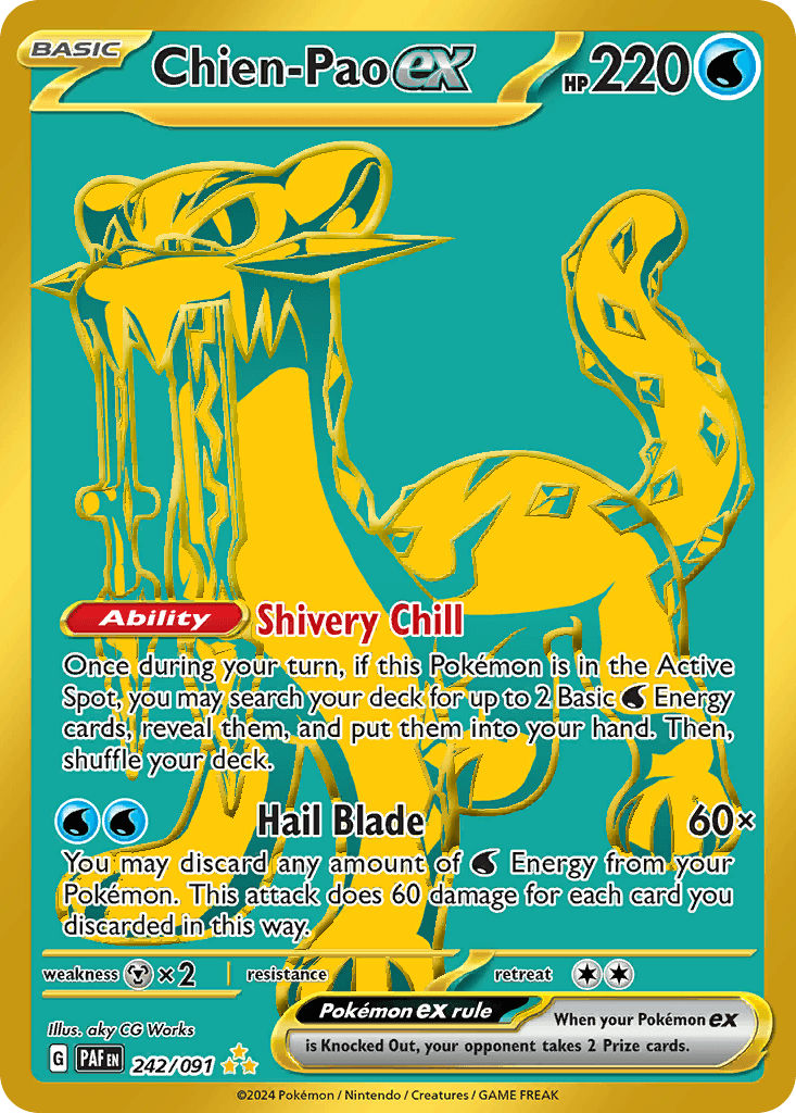 Chien-Pao ex Paldean Fates card