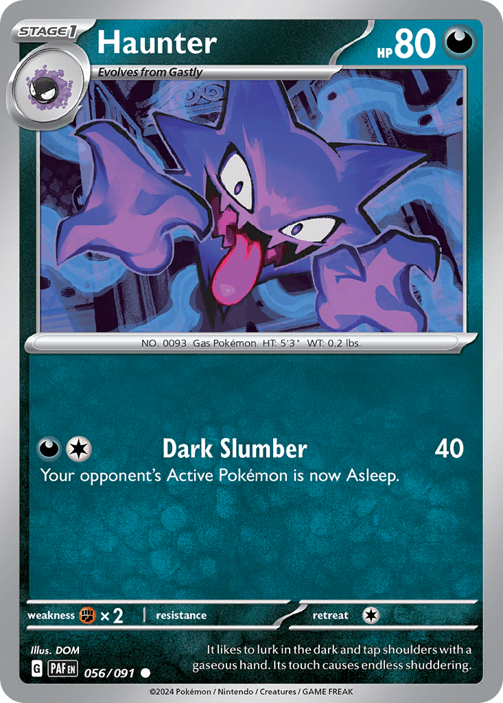 Haunter Paldean Fates card
