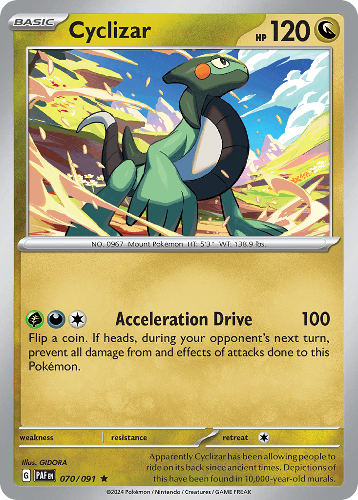 Cyclizar Paldean Fates card