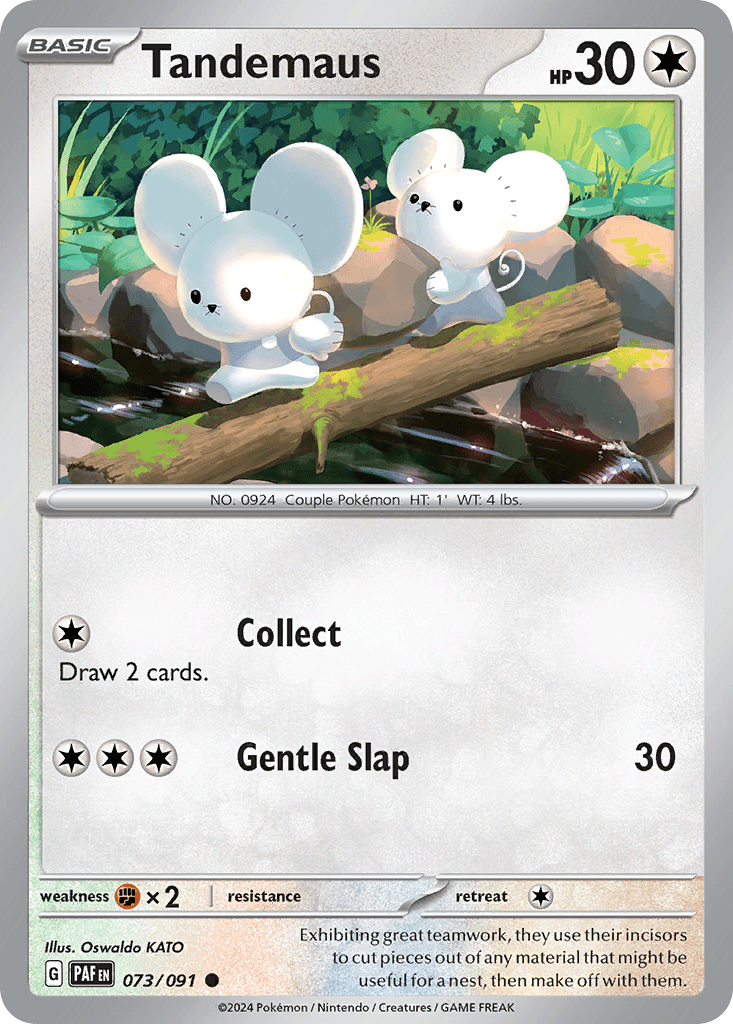 Tandemaus Paldean Fates card