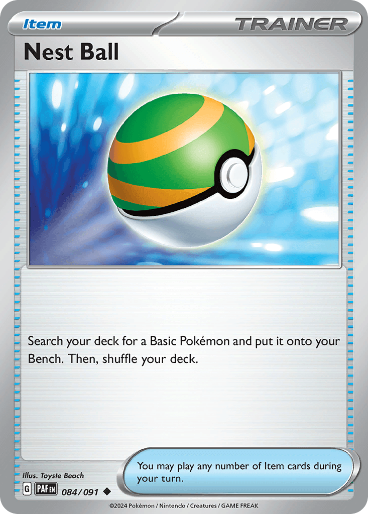 Nest Ball Paldean Fates card