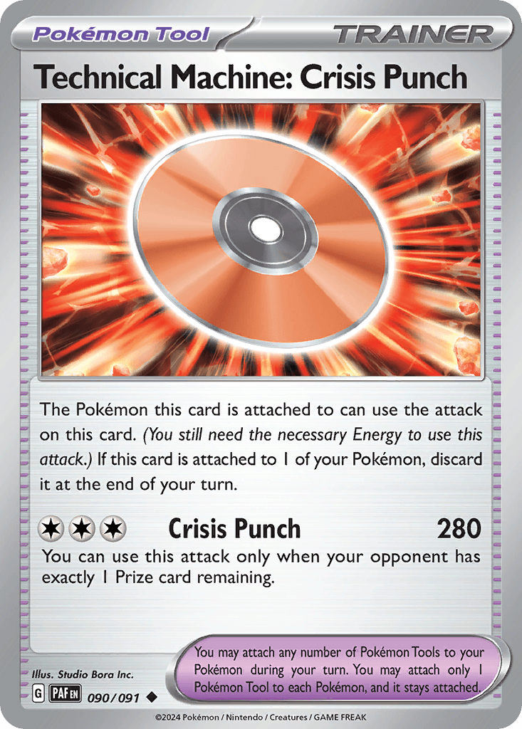Technical Machine: Crisis Punch Paldean Fates card