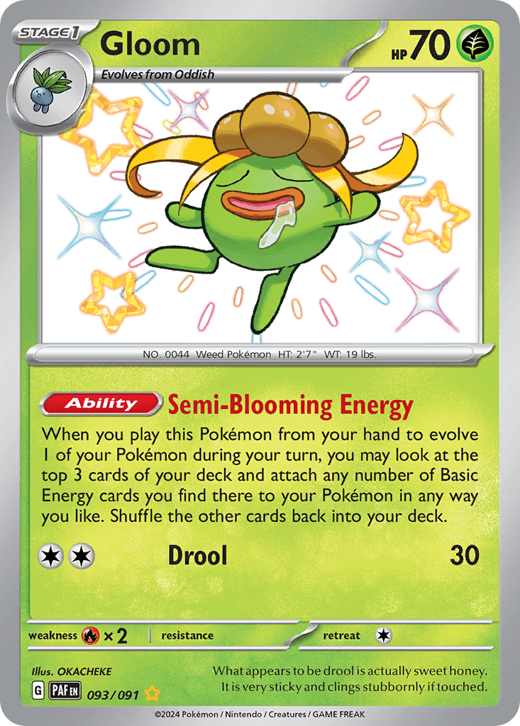 Gloom Paldean Fates card