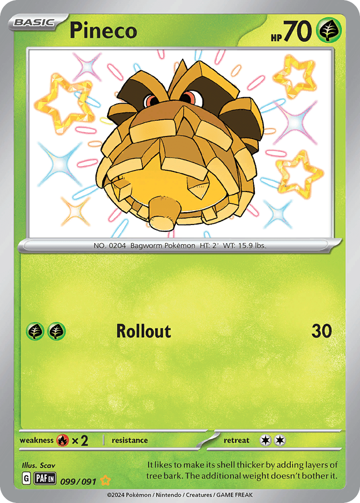 Pineco 寶可夢 card