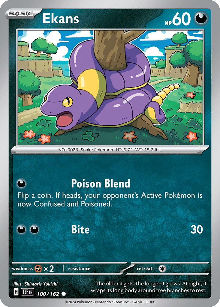Ekans Temporal Forces card