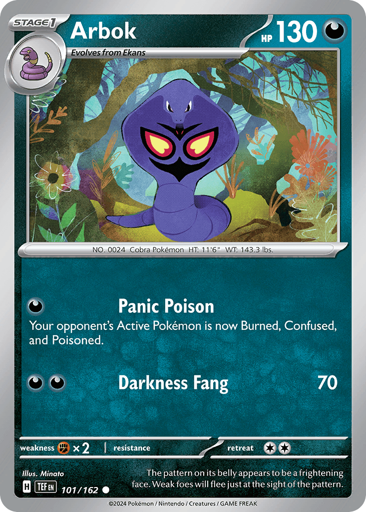 Arbok Temporal Forces card