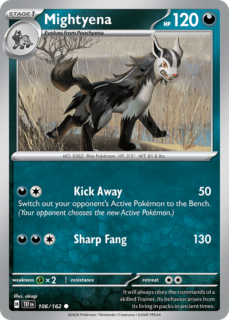 Mightyena Temporal Forces card