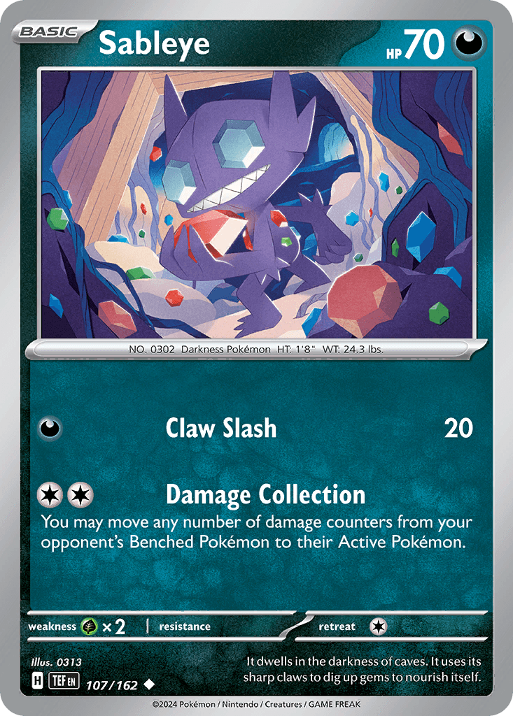 Sableye Temporal Forces card