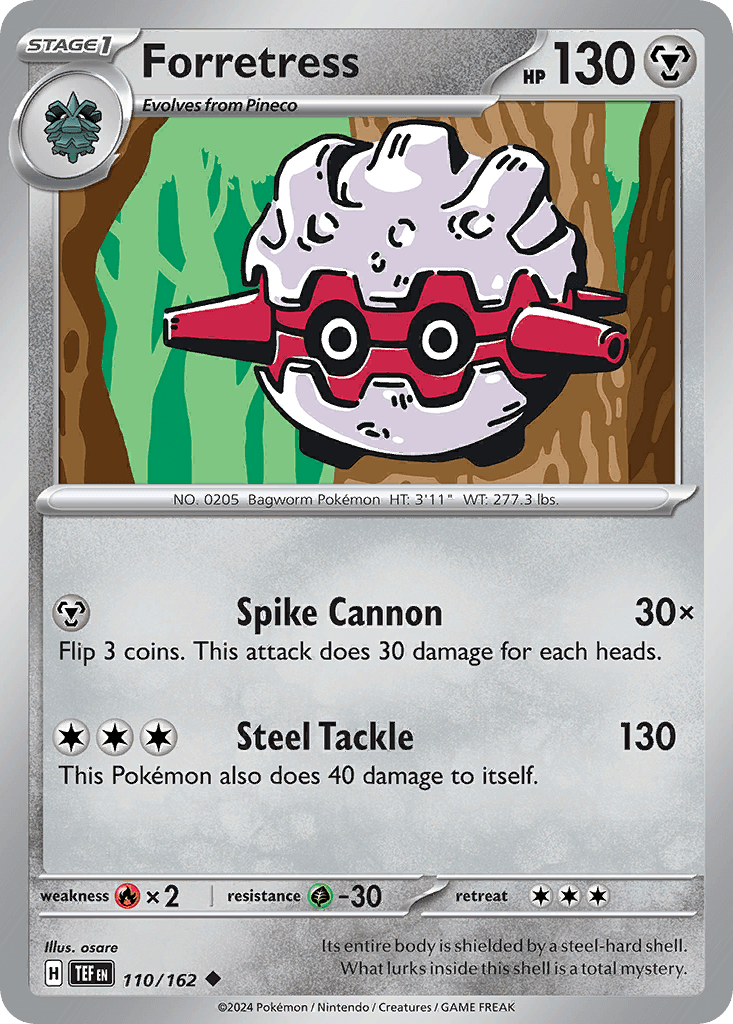 Forretress Temporal Forces card