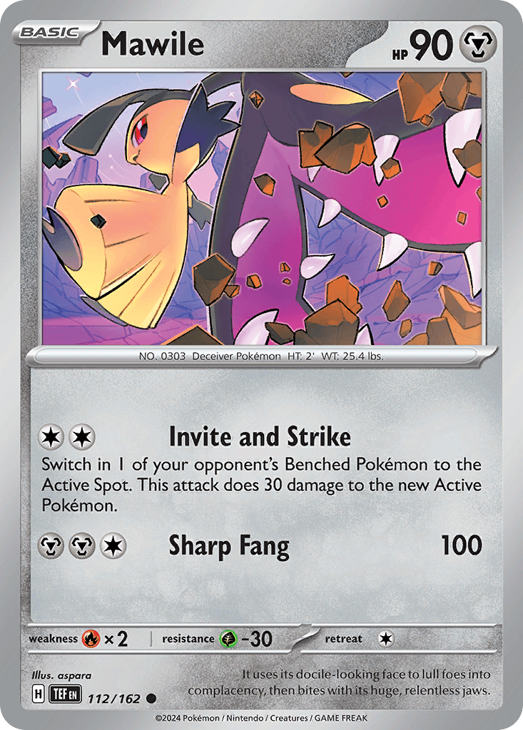 Mawile Temporal Forces card