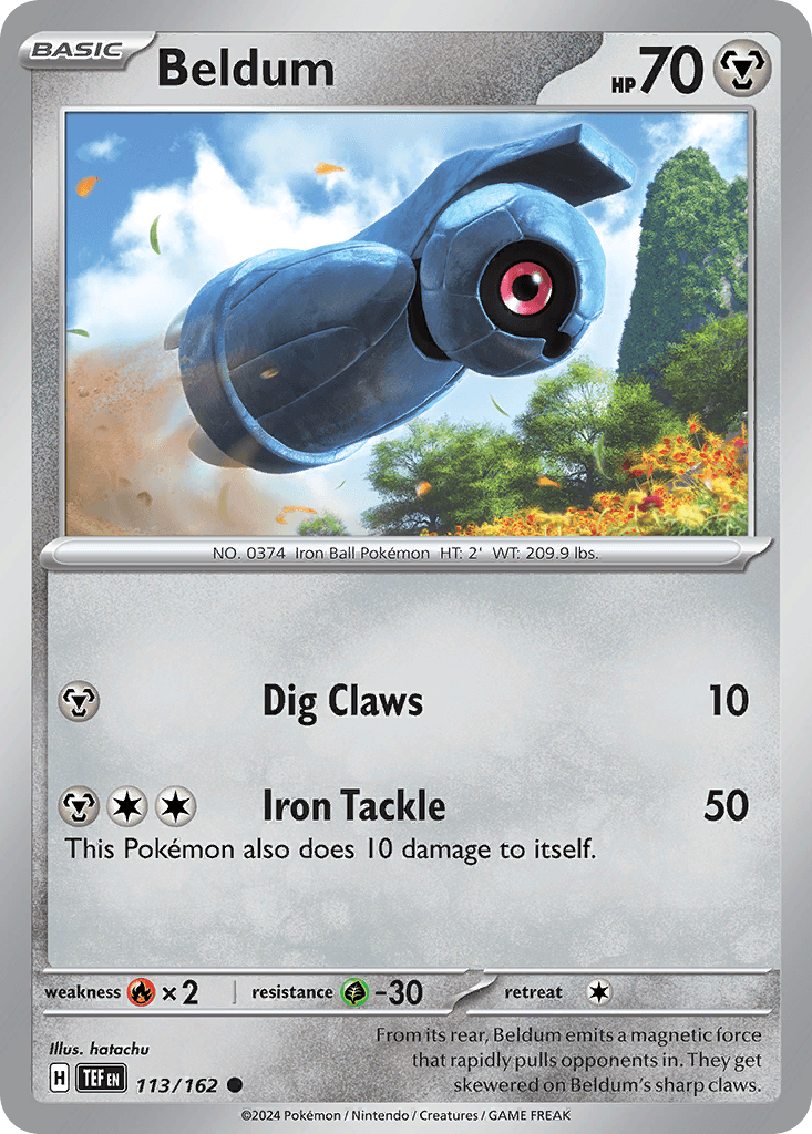 Beldum Temporal Forces card