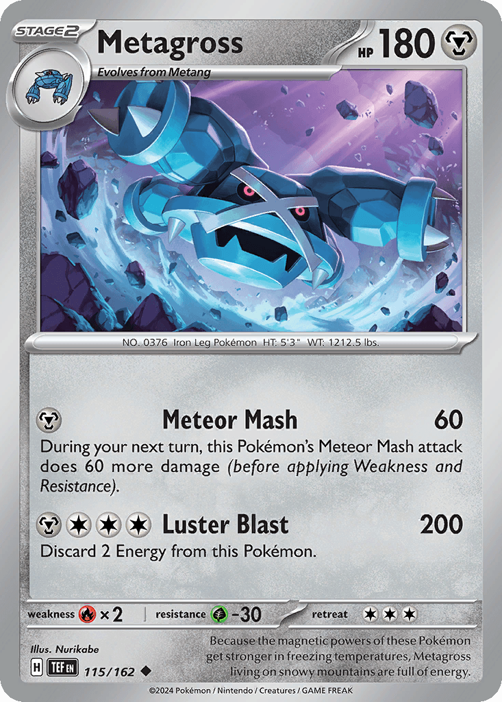 Metagross Temporal Forces card