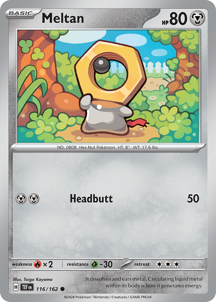 Meltan Temporal Forces card
