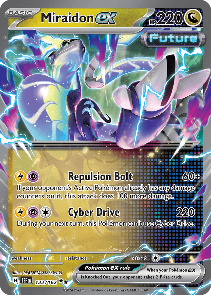 Miraidon ex Temporal Forces card