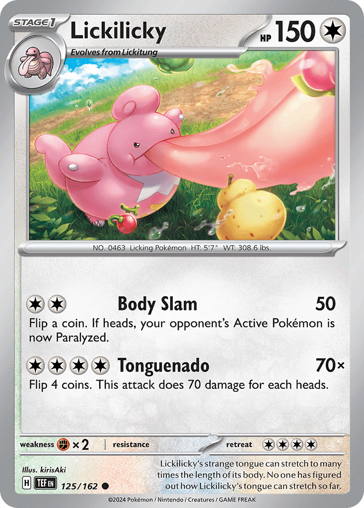 Lickilicky Temporal Forces card