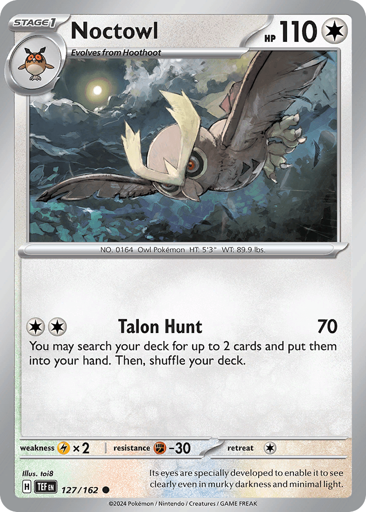 Noctowl Temporal Forces card