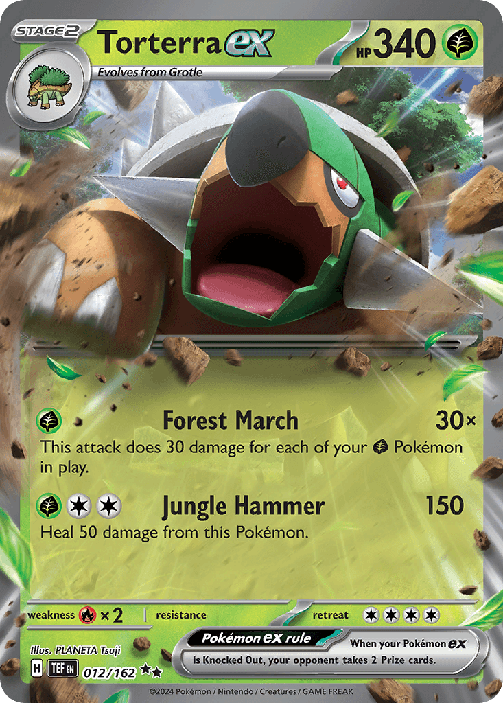 Torterra ex Temporal Forces card