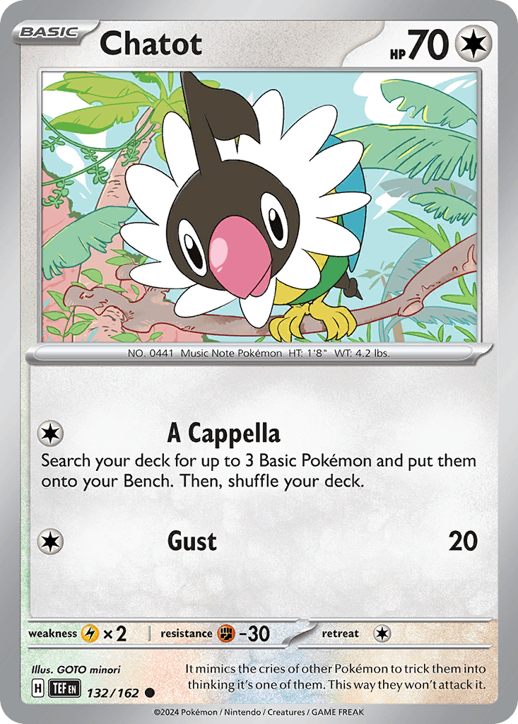 Chatot Temporal Forces card