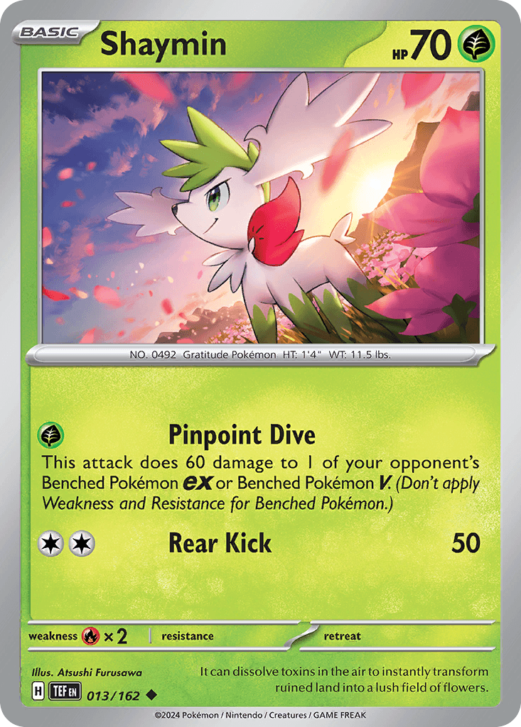 Shaymin Temporal Forces card