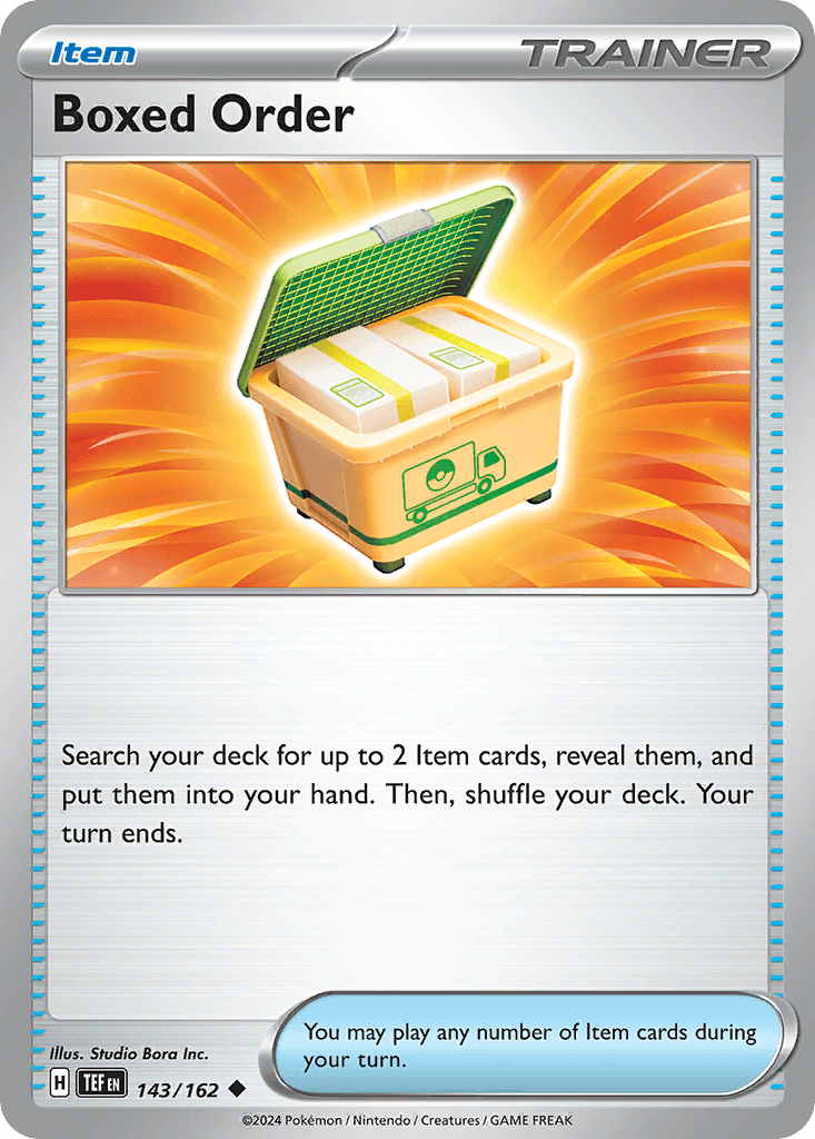 Boxed Order Temporal Forces card